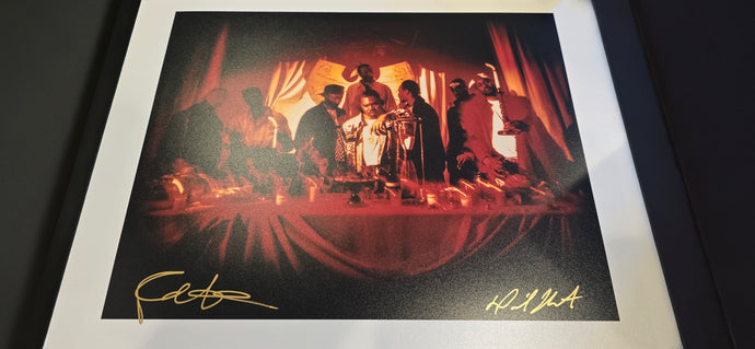 11 x 14 - RAEKWON LAST SUPPER signed by Raekwon and Danny Hastings